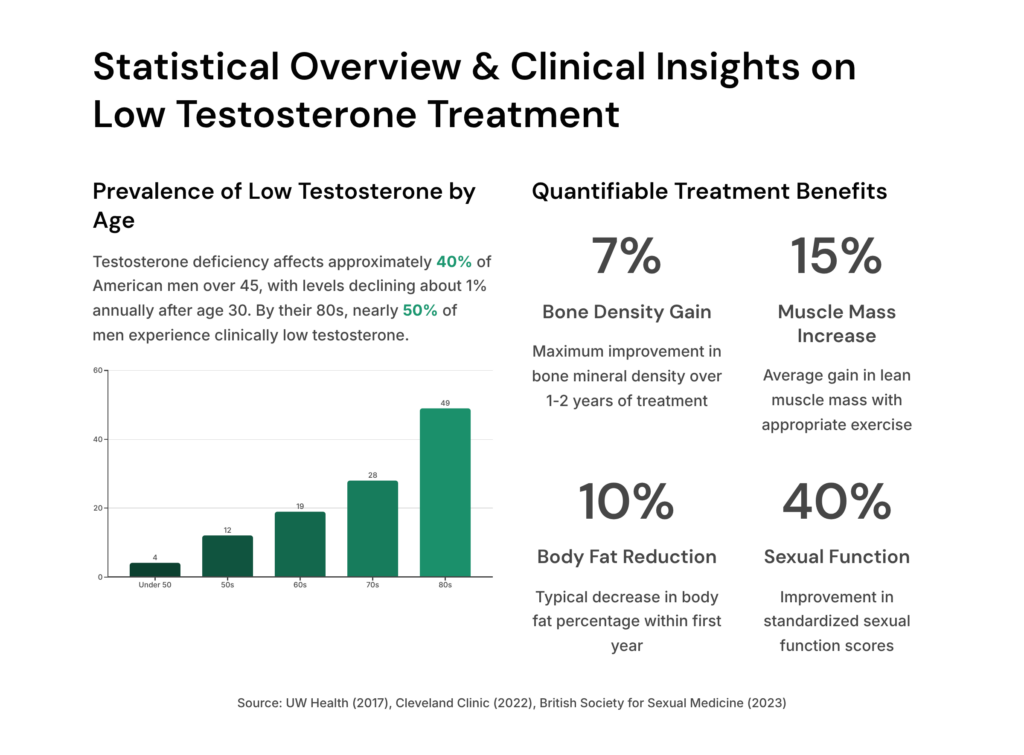 Statistical Overview & Clinical Insights on Low Testosterone Treatment