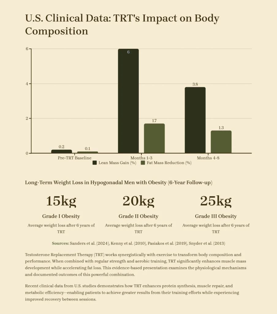 U.S. Clinical Data: TRT's Impact on Body Composition