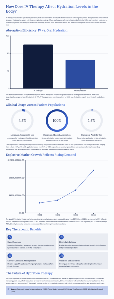 How Does IV Therapy Affect Hydration Levels in the Body? — Key Statistical Insights