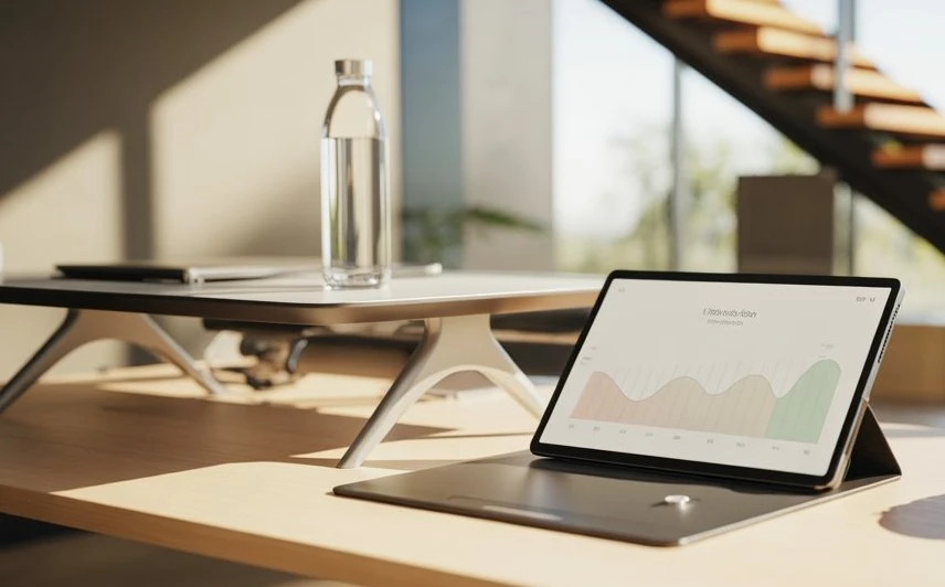 Indoor architectural environment illustrating how weight loss programs support daily movement through stairs, walking paths, and activity-friendly design.