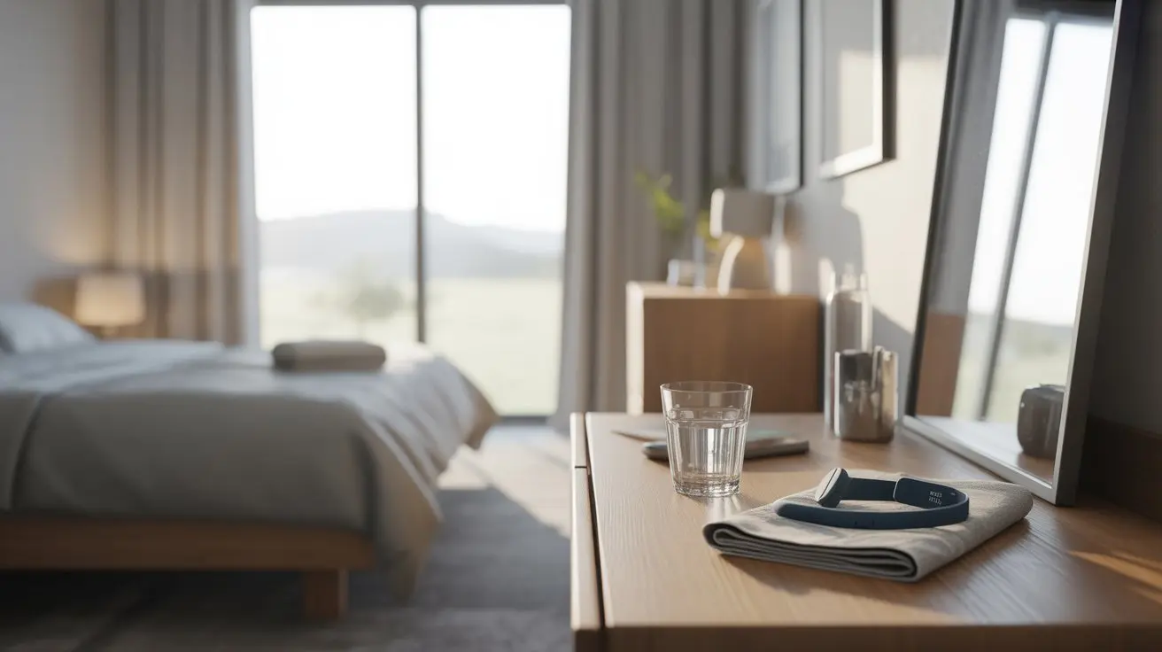 Bedroom scene in daylight symbolizing fatigue, low energy, and physical symptoms associated with low testosterone in men